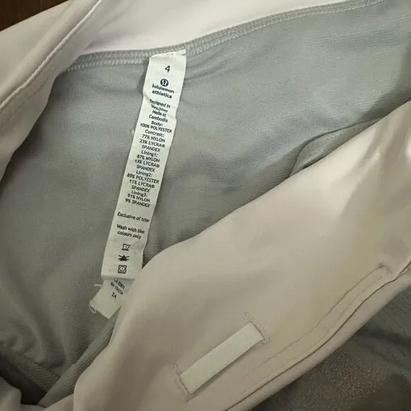 LULULEMON Run Times Shorts in Light Green/Metallic Blush Stripe - Picture 8 of 11